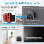 TotalMount for Apple TV – Mount Compatible with All Apple TVs