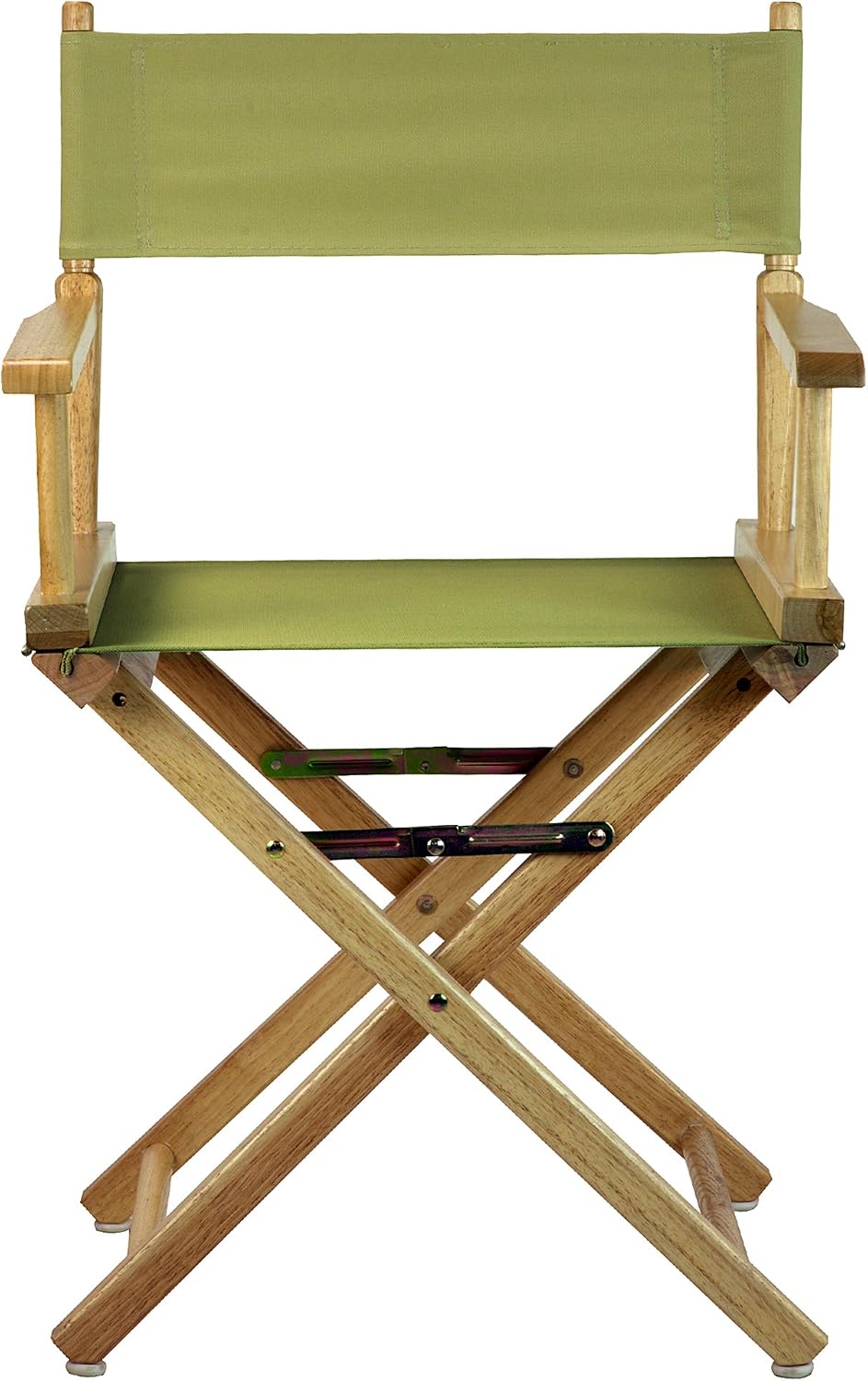 Casual Home 18" Director's Chair Natural Frame with Olive Canvas