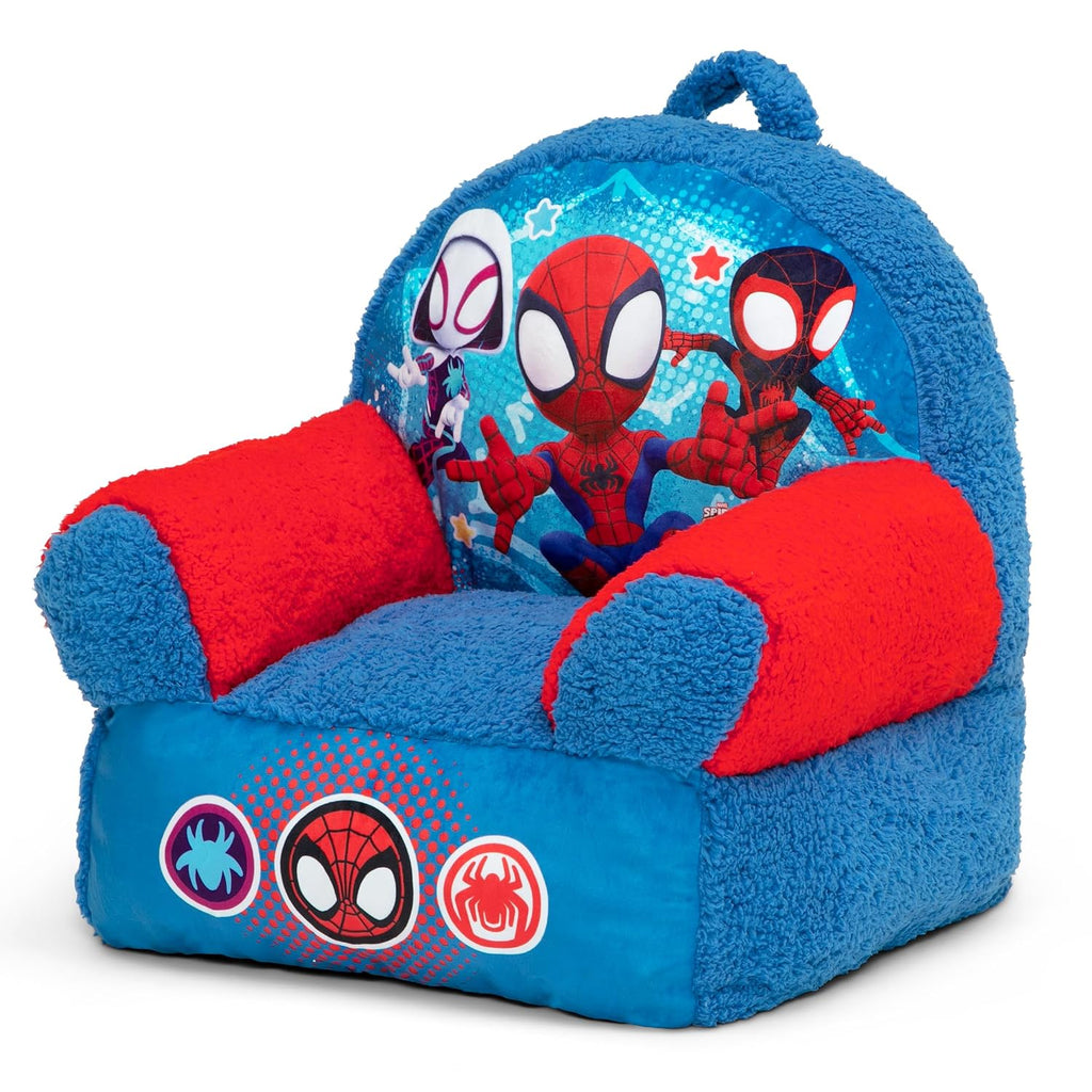 Delta Children - Spidey and His Amazing Friends Cozee Buddy Kids Chair, Blue