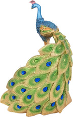 Decorative Wine Bottle Holder - Peacock Blue