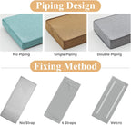 Waterproof Custom Size Bench Cushions for Indoor Outdoor Furniture, Bay Window Seat Cushions Indoor, Custom Cushions for Breakfast/Reading Bench Nook/Dining Entryway Mudroom Bench, Anti-Slip/Scratch