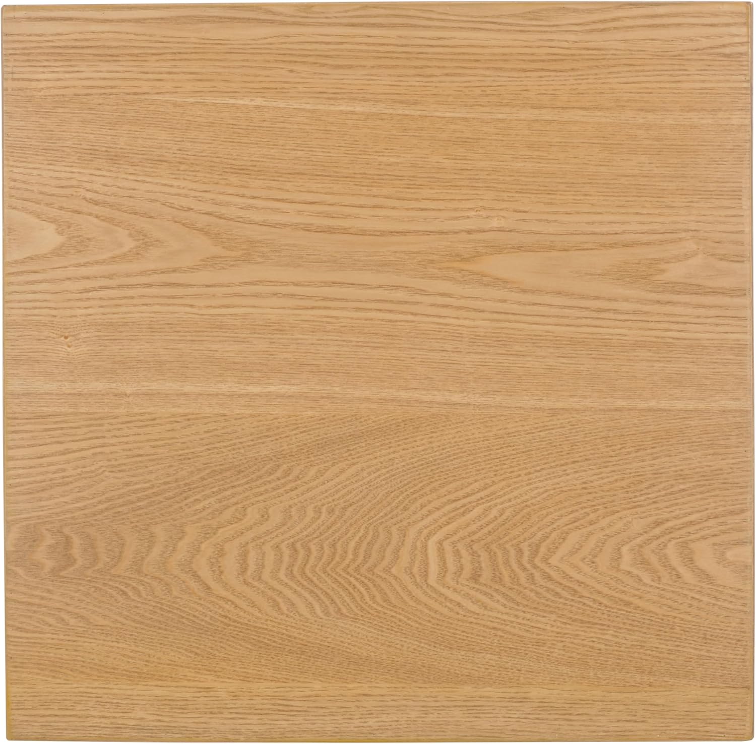 SAFAVIEH Home Collection Otaki Natural Brown Square Top Solid Wood End Table