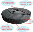 Outward Gear Collapsible Stool Cushion (Exclude Stool) for Retractable Folding Stools, Original & Authentic Telescopic Stool Seat Cushion with Thickened Premium Soft Foam (Round 2-Pack)