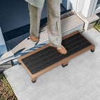 One Step Stool Platform 3.8" Height for Adults, Kids. Heavy Duty/Portable/Nonslip/Durable Construction Safe Step Stool for Bedroom/Kitchen Bed, Bathroom,Kitchen，Garden