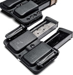 OWB Double Mag Pouch for 1911, Sig P220, Springfield XDS, & More - USA Made - Total Eclipse Double Mag Pouch by Blade-Tech Holsters