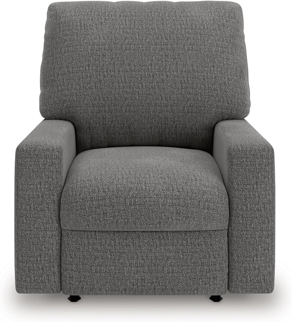 Signature Design by Ashley Seyler Lane Urban Rocking One Pull Recliner with Adjustable Backrest, Gray