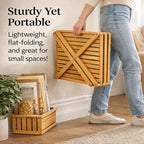 9 Tier Bamboo Shoe Rack, 2-9 Tier Foldable Bamboo Shoe Rack Options, The 9-Tier No-Assembly Vertical Design Bamboo Rack, for Shoes, Books, Vase, Save Space, Easy to Use (2-Tier)