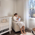 Dream On Me Oliver Swivel GliderWith 360-Degree Swivel and Plush Corduroy Fabric, FSC Certified.