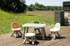 Smoby Life - Children's chair in green - Indoor and outdoor use - Anti-UV coating - Recycled material - From 18 months - Made in France