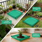 Repotting Mat for House Plants, Waterproof Portable Potting Mat Gardening Tray, Flower and Plant Care Transplanting and Potting Soil Mess Control