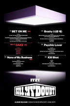 ITZY KILL MY DOUBT 7th Mini Album Cassette Tape YUNA Version Case+1ea Cassette Tape+Booklet+1p PhotoCard+1ea Deco Sticker+Tracking Sealed