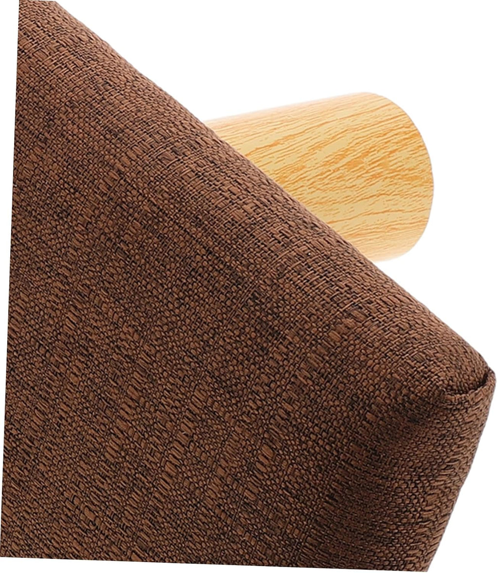 Ergonomic Wooden Yoga Stool with Cotton Cloth Cushion, Stable Support Kneeling Bench for Office and Home Decor, Unique Aesthetic Design with Natural Elegance