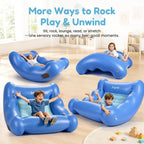 JoyCat Inflatable Sensory Rocking Chair for Kids, Calming Sensory Seat | Inflatable sensory chair positioned for kids' calm corners and flexible seating; verify size and included pump before launch.