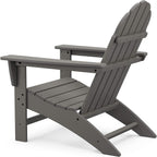 Polywood Vineyard Adirondack Chair, White