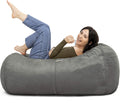 Jaxx Sofa Saxx 4-Foot Bean Bag Lounger, Charcoal