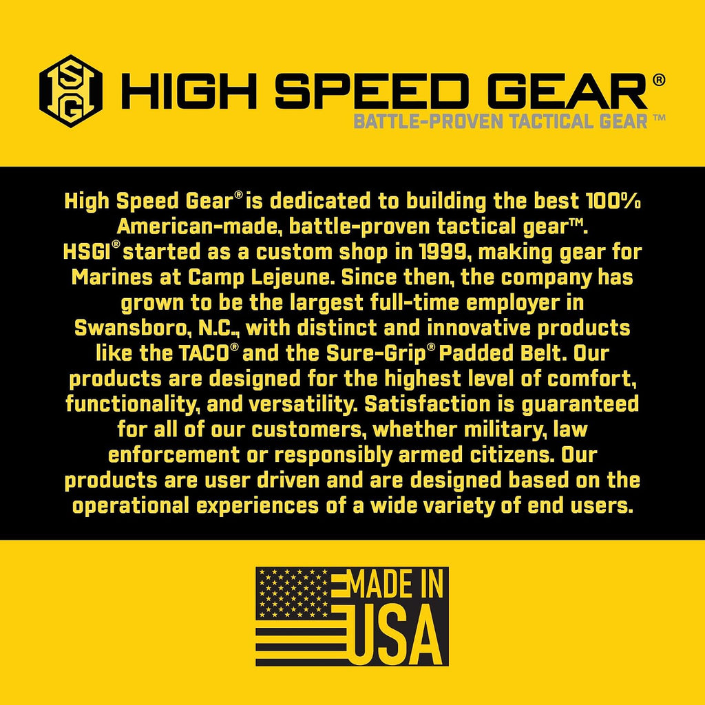 High Speed Gear - Double Decker Taco MOLLE Mag Pouch, Police Gear & Military Gear, Tactical Magazine Pouch for Professionals