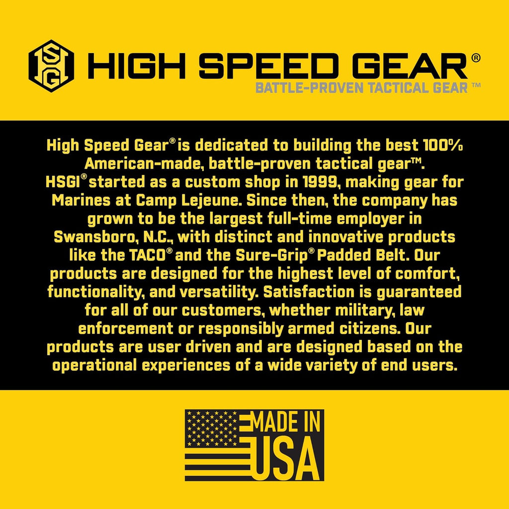 High Speed Gear - Original Taco MOLLE Mag Pouch, Police Gear & Military Gear, Tactical Magazine Pouch for Professionals