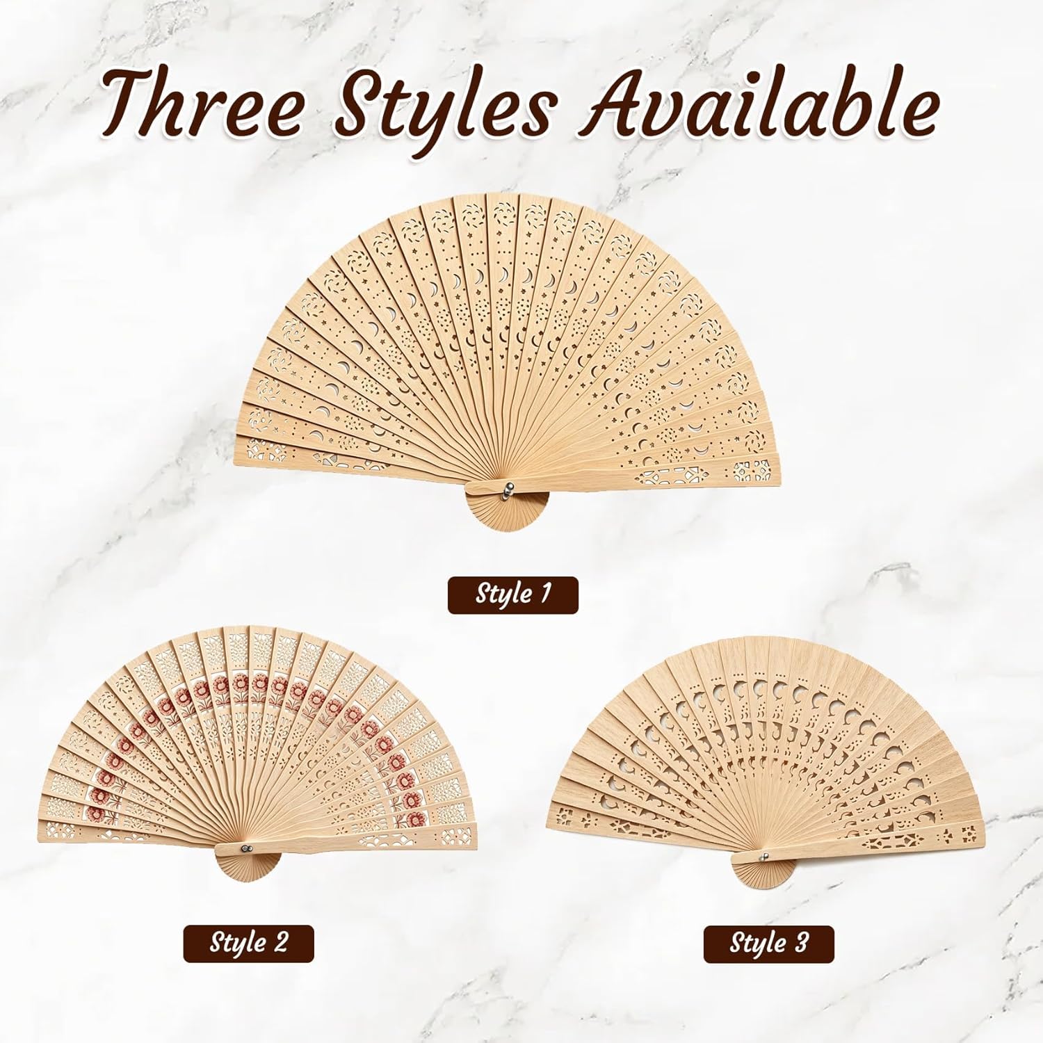 10-100 Pcs Personalized Wedding Fans for Guests, Custom Wooden Folding Hand Fan Bulk, Engraved Name Date Wedding Favors, Personalized Hand Fans for Wedding Bridal Shower Baby Shower Party