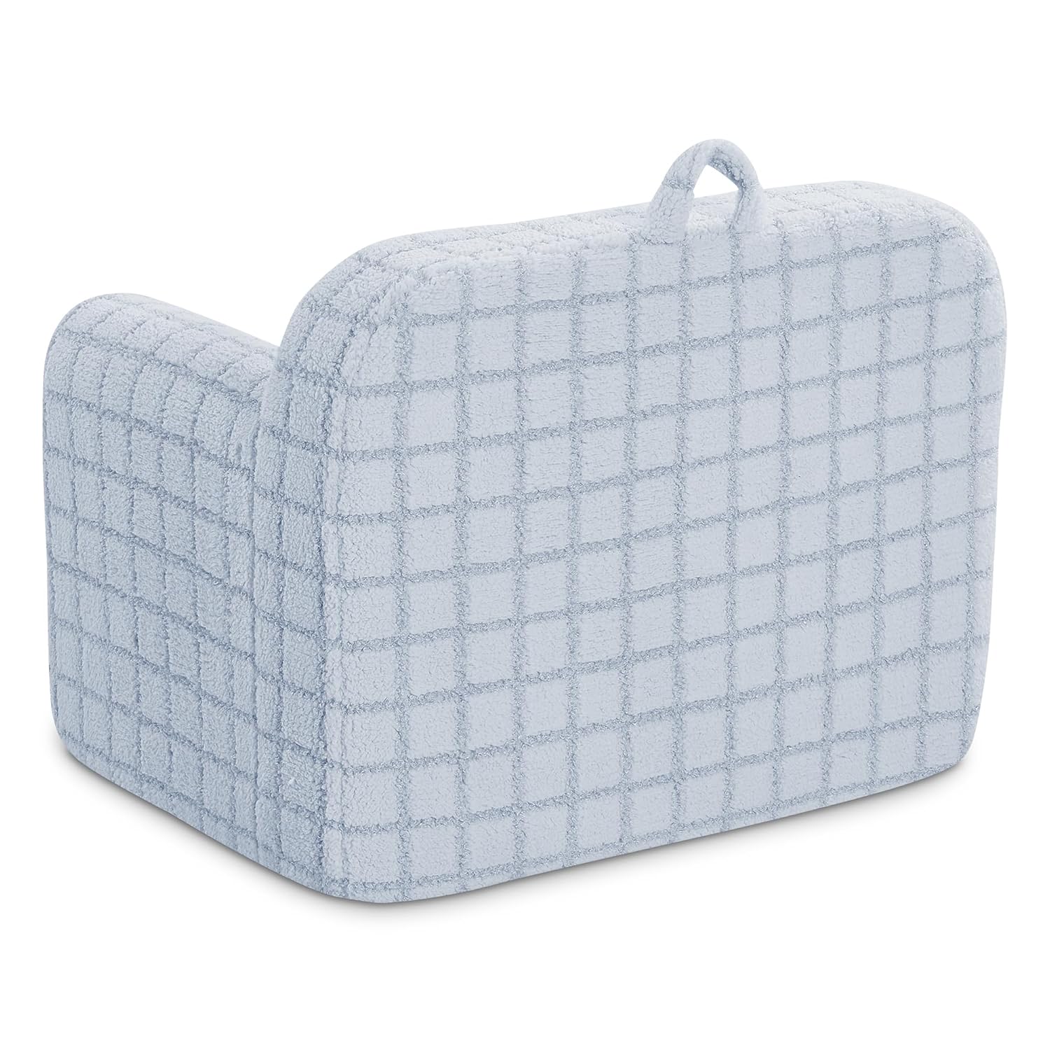 Delta Children Checkered Cozee Chair, Blue