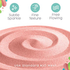 Pink Blush Unity Sand, 1.5 LB (22 oz), Warm Pink Colored Sand for Weddings, Vase Filler, Home Decor, Crafts, Terrariums, and More