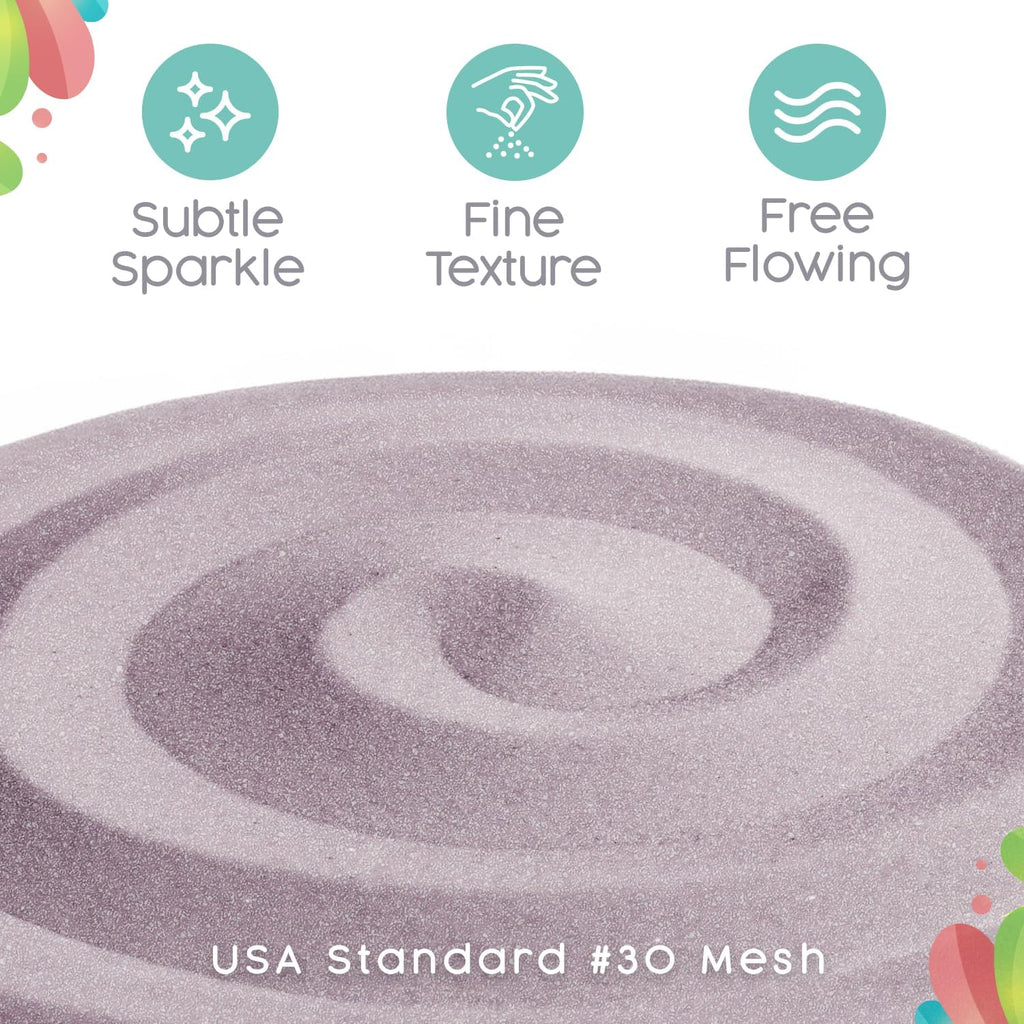 Iris Unity Sand, 1 LB (16 oz), Pastel Purple Colored Sand for Weddings, Vase Filler, Home Décor, Crafts, Terrariums, and More