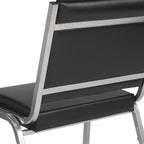 BizChair 950 lb. Rated Black Antimicrobial Vinyl Bariatric Medical Reception Chair