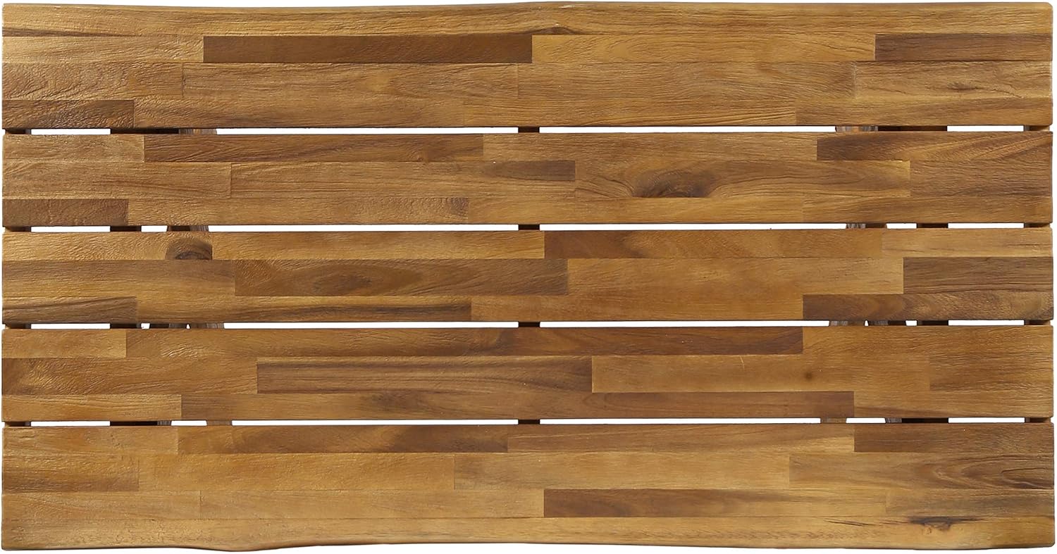 Christopher Knight Home Irene Outdoor Acacia Wood Coffee Table, Sandblast Teak Finish