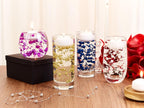 30 Pcs 78.7 FT Artificial Floating Beads for Centerpieces Vases, Gold Pearls String for Vases Filler Floating Candle Faux Beads Pearls String for Vase Centerpieces