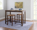 Linon Claridge Rustic Wood 36 inch Height Pub Table