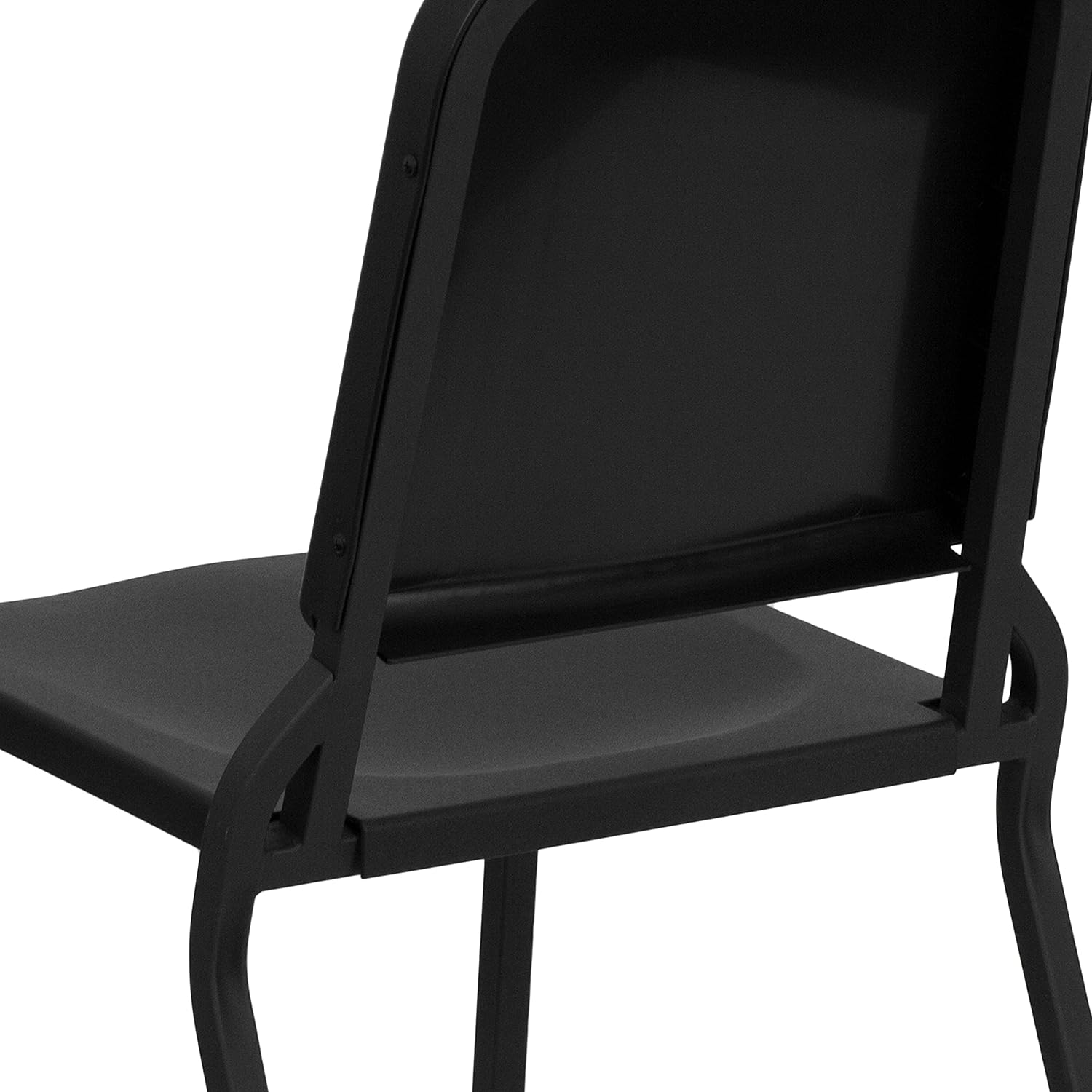 Flash Furniture HERCULES Series Black High Density Stackable Melody Band/Music Chair