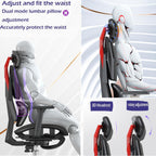 Gaming Chair,Office Desk Chair,Video Gaming Chairs for Home Office | Ergonomic,with High Back Mesh and Adjustable Lumbar,with Footrest,load-bearing capacity of 400 lbs,3D Rotating Headrest