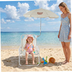 Kids Beach Chair with Umbrella, Foldable Toddler Lawn Chair with Sun Shade for Beach/Pool/Camping/Fishing, Bear Kids with Umbrella, Toddler with, Baby Cha
