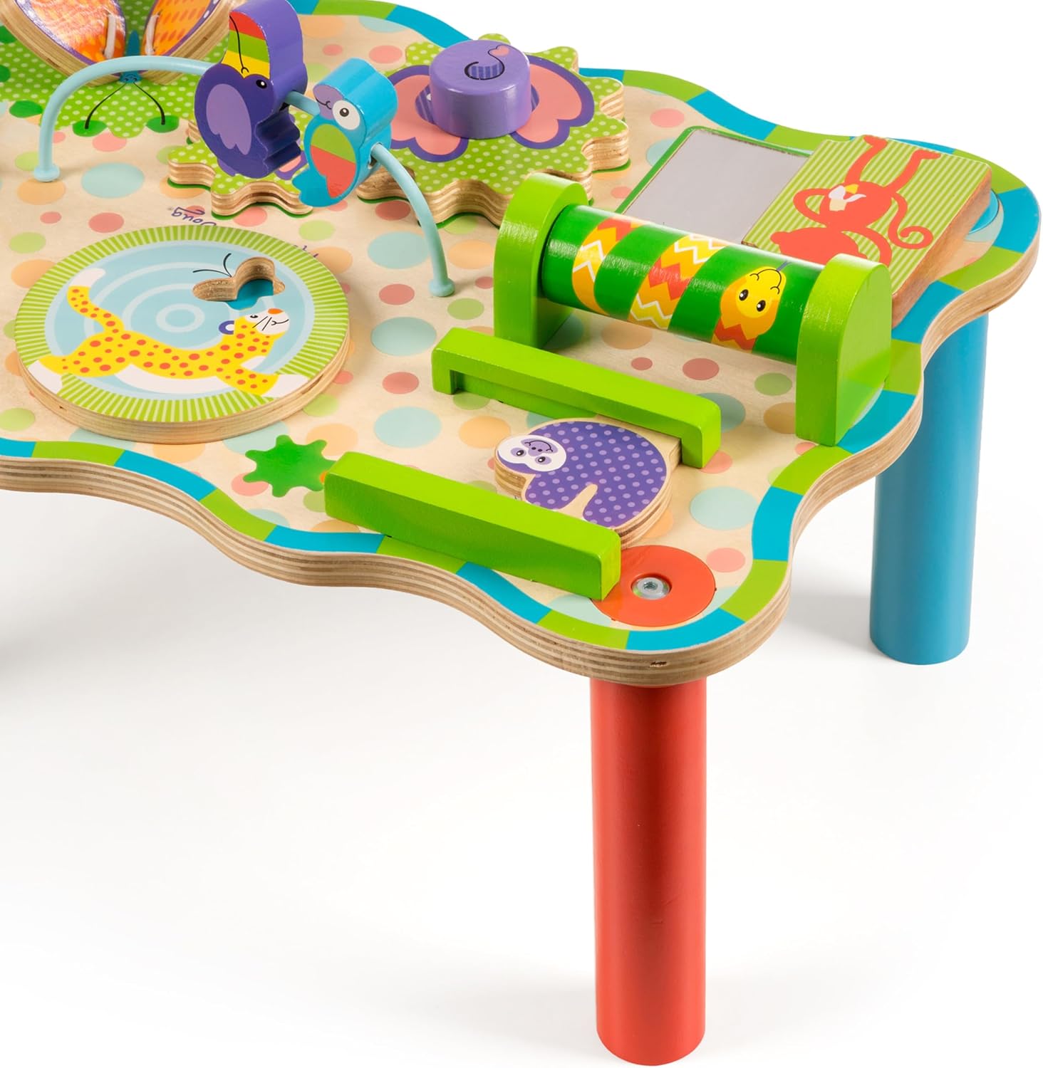 Melissa & Doug First Play Children’s Jungle Wooden Activity Table for Toddlers