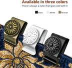 Tapestry Wall Hanging Clamps 4PCS 1.2x2.0 Textile Art Decoration Hangers Metal Clips for Hanging Rugs Carpet Display (Antique)