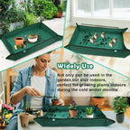 Oxford Fabric Plant Repotting Mat 43.3" x 29.5", Waterproof Gardening Transplanting Potting Mat for Indoor, with 7Pcs Succulent Plant Tools Kit with Tarp Cushion for Plant