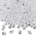 Super Z Outlet Diamond Table Confetti, Vase Filler, Party Decorations for Weddings, Bridal Shower, Birthdays, Home, and more. 2000 Pack of 1 Carat 6.5mm Jewels (Clear)