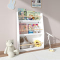 3 Tier Book Shelf,Book Rack, Helps Keep Bedrooms, Playrooms, and Classrooms Organized,White