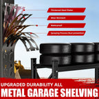 Heavy Duty Garage Shelving 70" W x 23" D x 69" H, 5000LBS Metal Shelving Unit,4-Tier Adjustable Storage Shelves, Boltless Steel Storage Rack for Garage Warehouse Basement