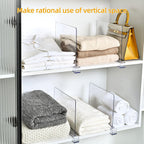 Shelf Dividers，Vertical Purse Organizer for Closet，Thickened and Sturdy Shelf Organizer for Sweater, Shirts, Handbags,8" Tall x 11" (6 Pcs)