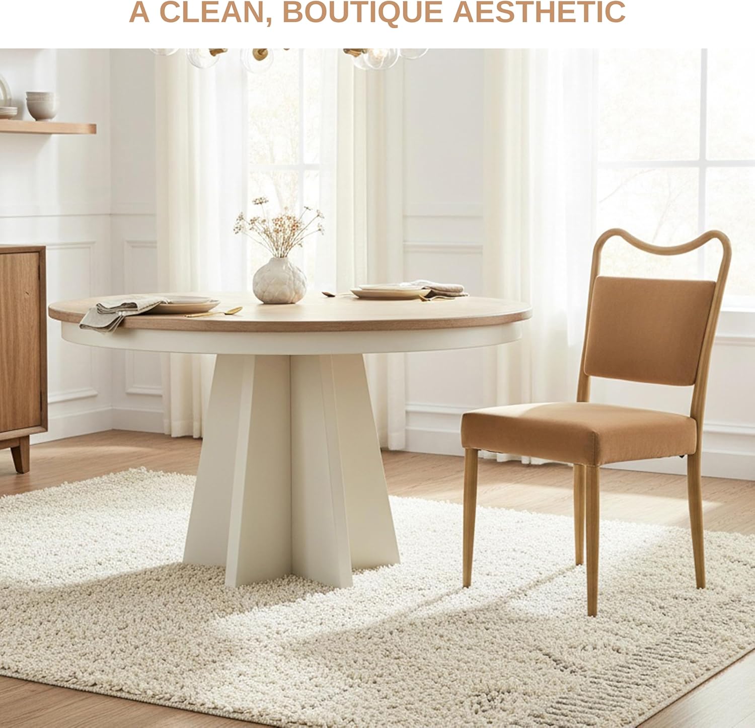 Velvet Dining Chairs Set of 2, Upholstered Dining Chairs with Wood Grained Metal Frame, Mid Century Modern Velvet Chairs for Dining Room, Kitchen and Restaurant,Velvet Brown