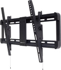 Amazon Basics Tilting TV Wall Mount with Horizontal Post Installation Leveling for 37" to 86" TVs, Wood Studs Compatible, Black