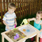 Frogprin Sensory Table for Toddlers 1-3, Kids Table with 3 Storage Bins Writable Lids, Sensory Activity Table, Play Sand Table for Indoor Outdoor