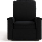 Storkcraft Santos Deluxe Power Recliner Swivel Glider, Premium Electronic Nursery Rocking Chair, Oeko-TEX 100 Certified, Includes Dual-USB Charging Port with USB-A & USB-C – (Black Boucle)