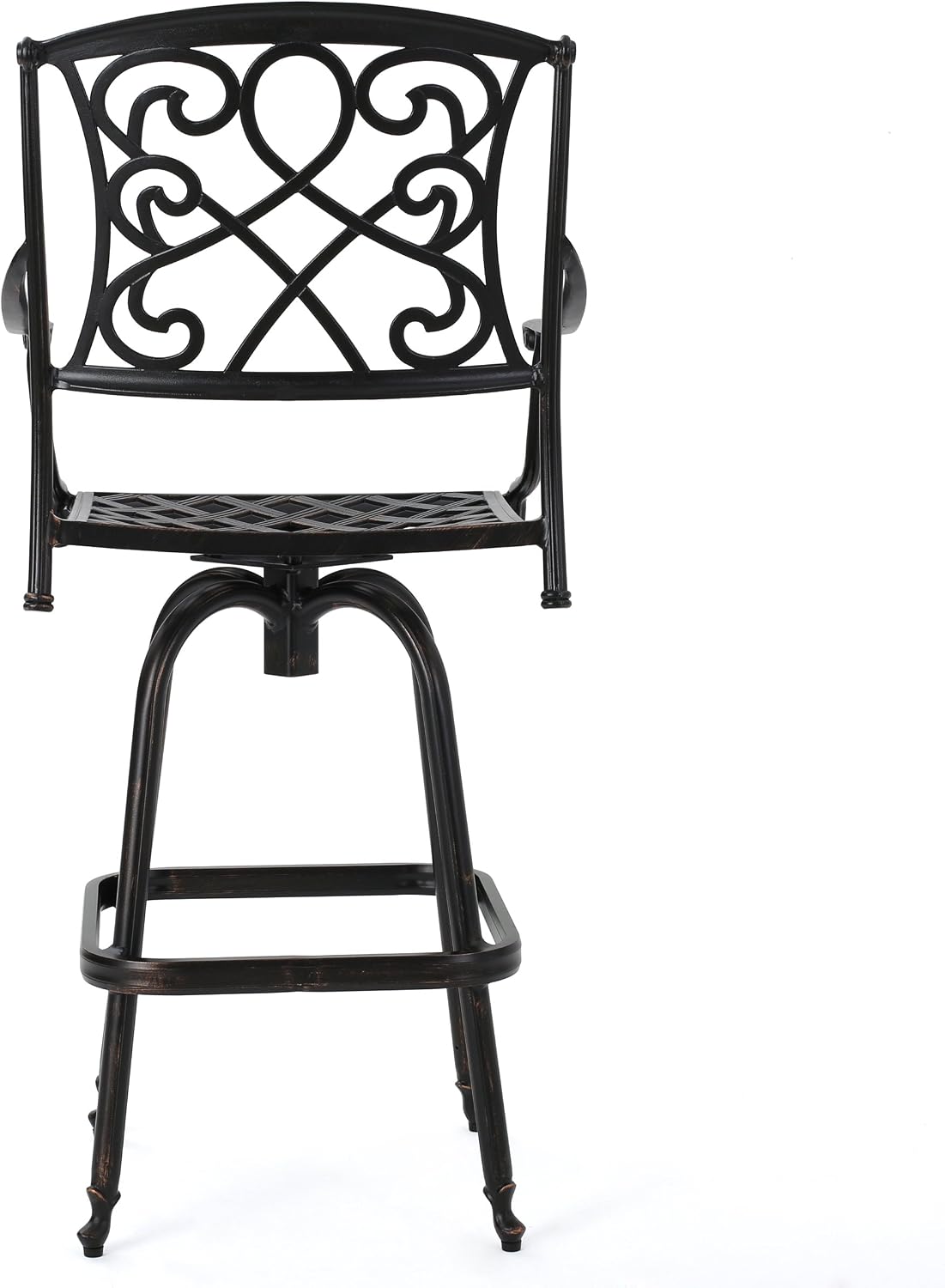 Christopher Knight Home Santa Maria Barstool, Shiny Copper