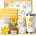 Bosses Day Gifts for Women Her, Cool Boss Lady Gifts for Women, Funny Thank You Birthday Easter Basket Bosses Appreciation Gift Set, Best Office Farewell Leaving Going Away Retirement Gift for Boss