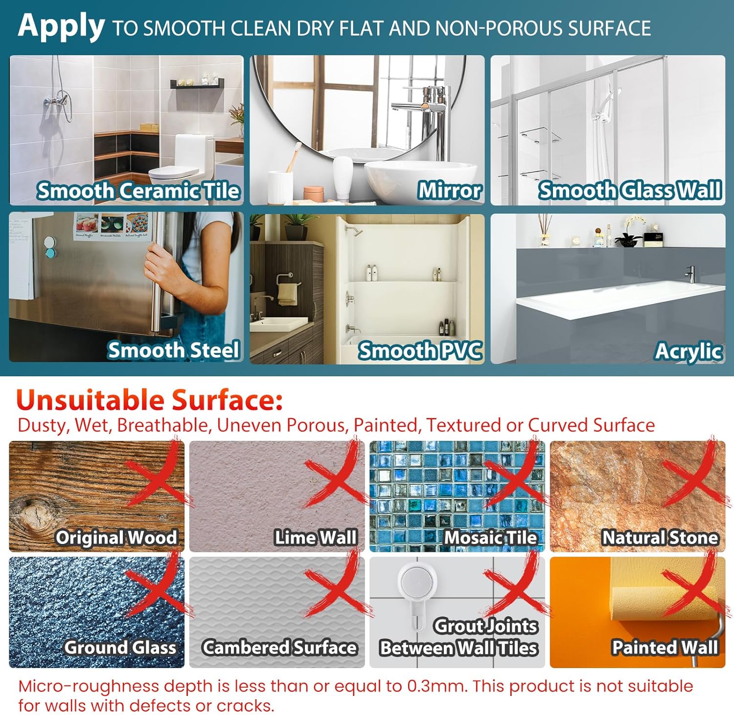TAILI Shower Mirror Fogless for Shaving, Anti Fog Shaving Mirror with Razor Holder NO-Drilling,Removable,Shatterproof & Waterproof,Wall Mounted Bathroom Accessories with Powerful Suction(White)