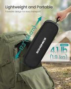SONGMICS Camping Chair, Lightweight Folding Beach Chair, Adjustable Height, Steel Frame, Portable for Outdoor Travel