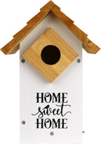 Wild Wings WWLH3-DECO Farmhouse Bluebird House, White