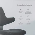 Varier Thatsit Brown/Light Green Ergonomic Kneeling Chair Height Adjustable with Backrest and Beech Wooden Frame for Active Sitting - 10 Year Limited Warranty