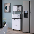 White and 1 Drawer Kitchen Pantry